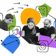 header image for blog post, "How the Atlassian System of Work connects distributed teams"